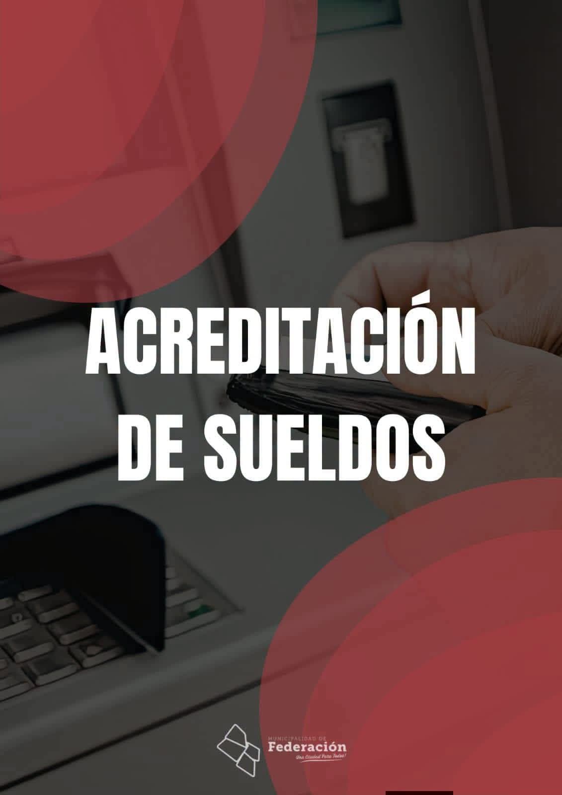 El Municipio de Federación informa que a partir de este miércoles se acreditan tanto el sueldo como el aguinaldo - 7PAGINAS - imagen de origen