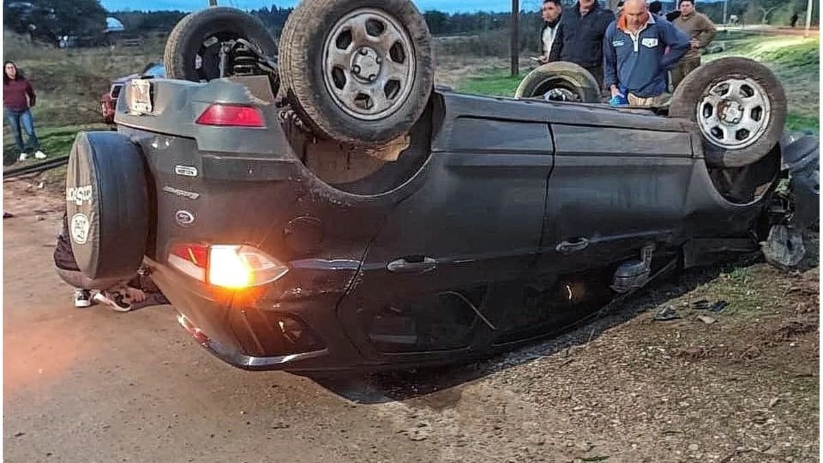 Un violento accidente en Chajarí dejó una bebé con heridas - imagen de origen