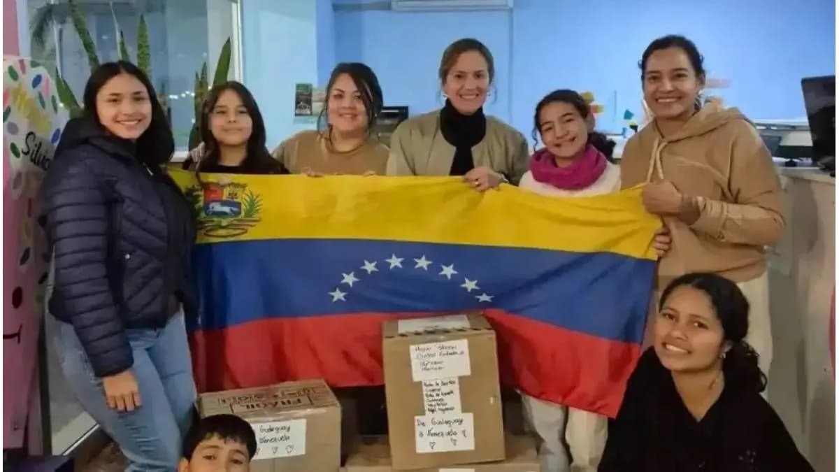 Enviaron medicamentos, pañales e insumos desde Gualeguay hacia Venezuela - imagen de origen