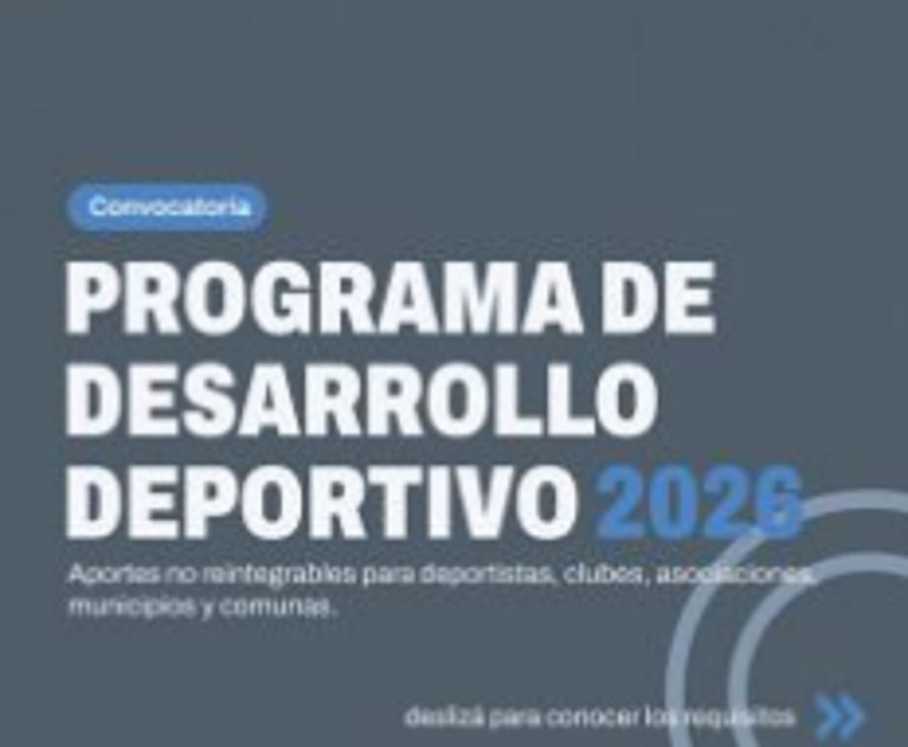 La Secretaría de Deportes lanzó nuevos subsidios para Clubes y el deporte - imagen de origen